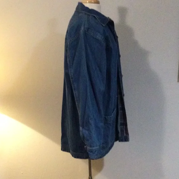 Cabin Creek Large Blue Denim Jacket - Picture 6 of 13